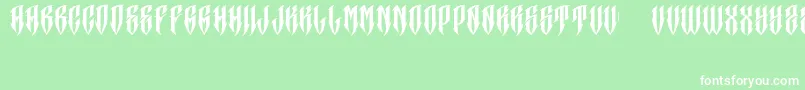 JakejarkorCraneo Font – White Fonts on Green Background