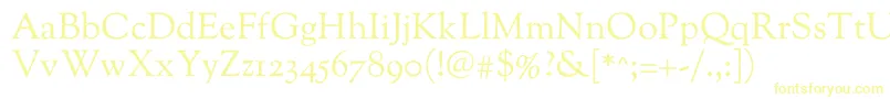 SortsmillgoudyRegular Font – Yellow Fonts