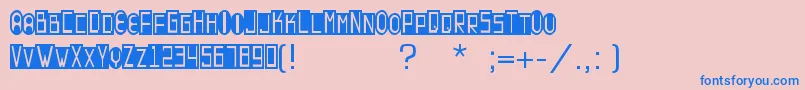 En savoir plus sur la police Contrastant Police Contrastant – polices bleues sur fond rose