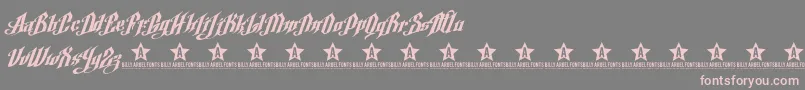 ArgelFontTrial Font – Pink Fonts on Gray Background