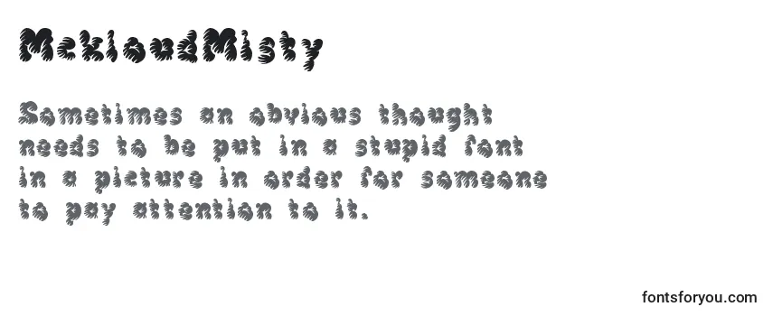 Review of the MckloudMisty Font
