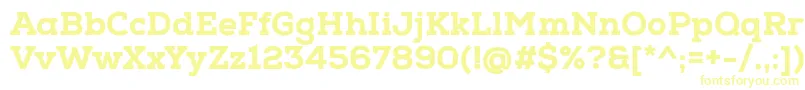 NexaSlabHeavy Font – Yellow Fonts