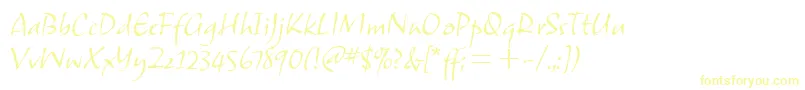 SamuelitcTt-Schriftart – Gelbe Schriften