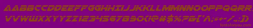 Подробнее о шрифте Airstrikelaser Шрифт Airstrikelaser – коричневые шрифты на фиолетовом фоне