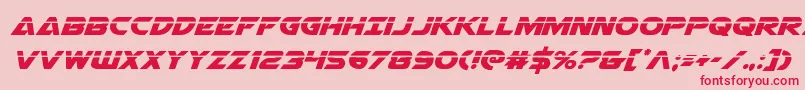 Airstrikelaser Font – Red Fonts on Pink Background