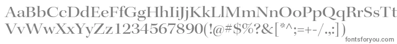 KeplerstdMediumextdisp Font – Gray Fonts on White Background