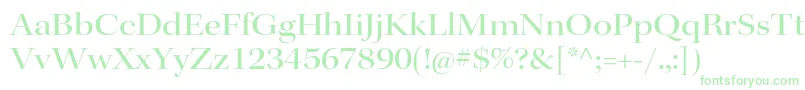 KeplerstdMediumextdisp Font – Green Fonts on White Background