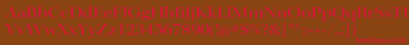 KeplerstdMediumextdisp Font – Red Fonts on Brown Background