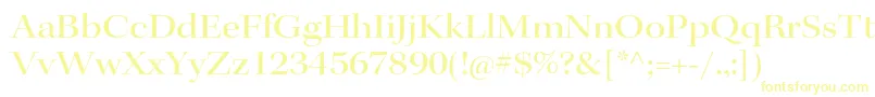 Шрифт KeplerstdMediumextdisp – жёлтые шрифты