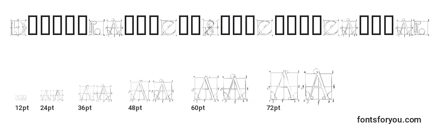 Duererlatinconstructioncapitals Font Sizes