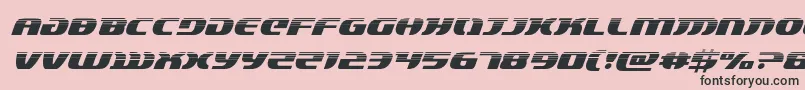 Lordsith3halfital Font – Black Fonts on Pink Background
