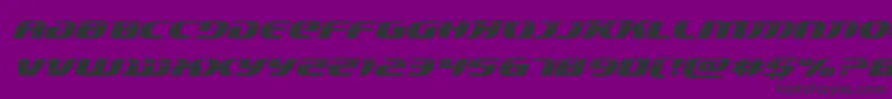 Lordsith3halfital Font – Black Fonts on Purple Background