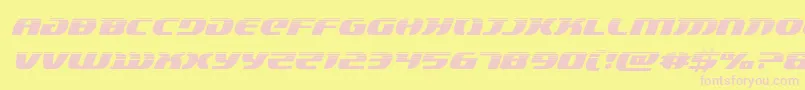 Lordsith3halfital Font – Pink Fonts on Yellow Background
