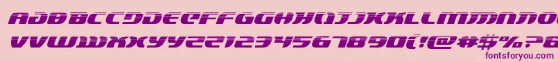 Lordsith3halfital Font – Purple Fonts on Pink Background