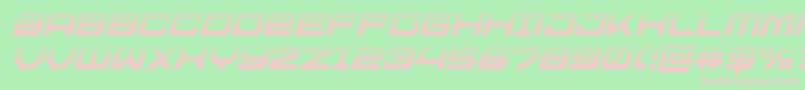 Ussdallashalfital Font – Pink Fonts on Green Background