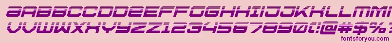 Ussdallashalfital Font – Purple Fonts on Pink Background