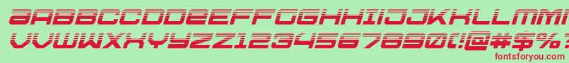 Ussdallashalfital Font – Red Fonts on Green Background