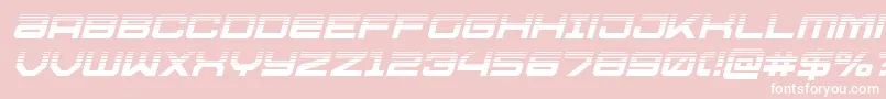 Ussdallashalfital Font – White Fonts on Pink Background