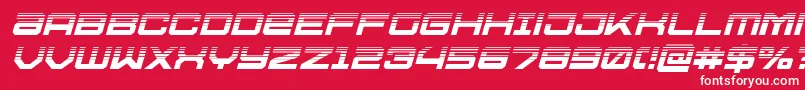 Ussdallashalfital Font – White Fonts on Red Background