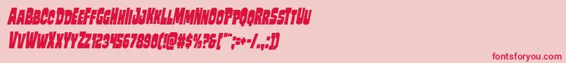 fuente Mindlessbrutecondital – Fuentes Rojas Sobre Fondo Rosa