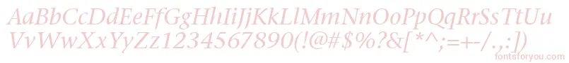 StoneSerifItcMediumItalic Font – Pink Fonts