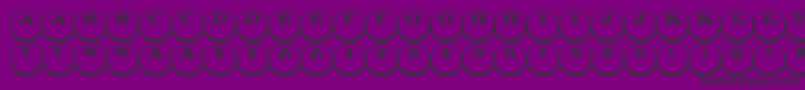 Saiba mais sobre a fonte Discoserifdn3DRegular Fonte Discoserifdn3DRegular – fontes pretas em um fundo violeta