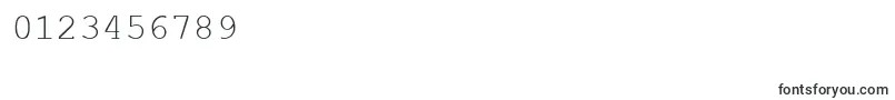 CourierStylus Font – Fonts for Numbers and Digits