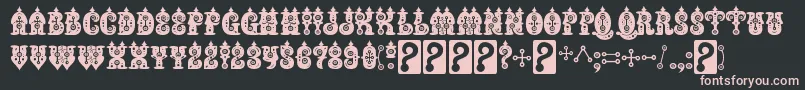 BuxoticRegular Font – Pink Fonts on Black Background