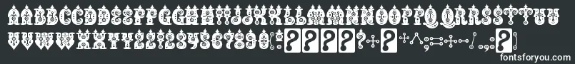 BuxoticRegular Font – White Fonts on Black Background