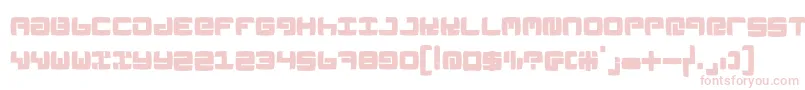 Linoleumk Font – Pink Fonts on White Background