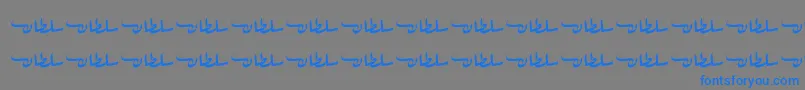Weitere Informationen zur SultanFree-Schriftart SultanFree-Schriftart – Blaue Schriften auf grauem Hintergrund