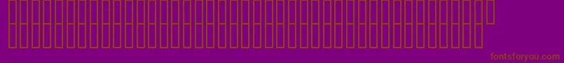 FregneMyriad Font – Brown Fonts on Purple Background