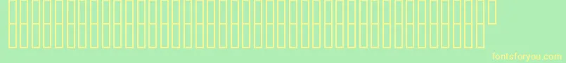 FregneMyriad Font – Yellow Fonts on Green Background