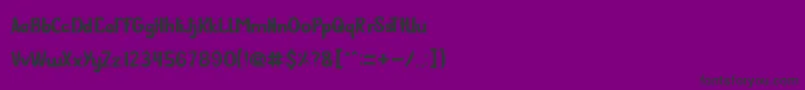 GuitarOnStage Font – Black Fonts on Purple Background