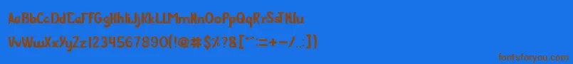 Lisätietoja GuitarOnStage-fontista GuitarOnStage-fontti – ruskeat fontit sinisellä taustalla