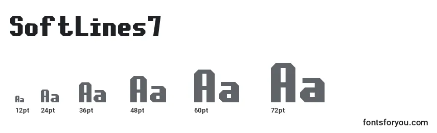 SoftLines7 Font Sizes