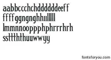 Classic ffy font – welsh Fonts