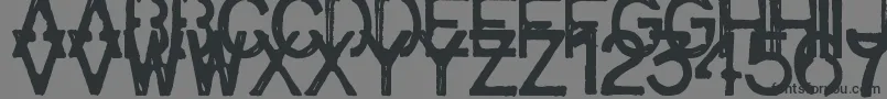 Army1-Schriftart – Schwarze Schriften auf grauem Hintergrund