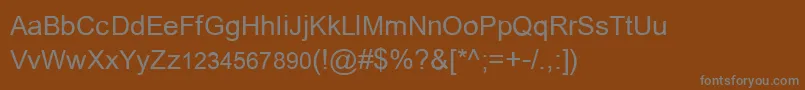 Шрифт Tablaksh – серые шрифты на коричневом фоне
