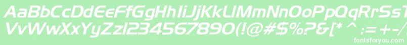 NewtowI Font – White Fonts on Green Background