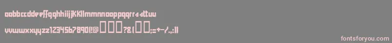 Y2kff Font – Pink Fonts on Gray Background