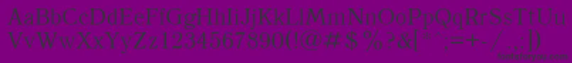 Quantantiquactt Font – Black Fonts on Purple Background