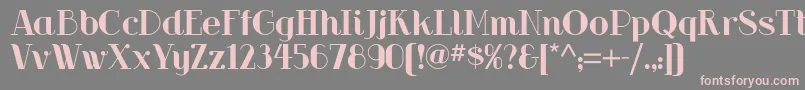 Riotsquadnf Font – Pink Fonts on Gray Background