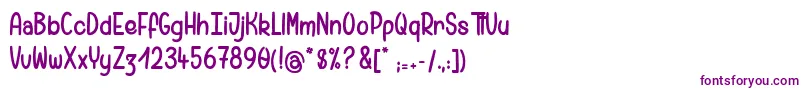 PamelaWantABikeToRide Font – Purple Fonts