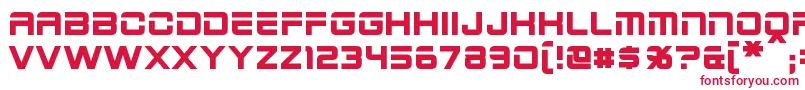 Шрифт 2015CruiserBold – красные шрифты