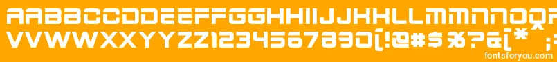 2015CruiserBold Font – White Fonts on Orange Background