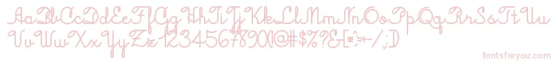 Jacobcursive Font – Pink Fonts