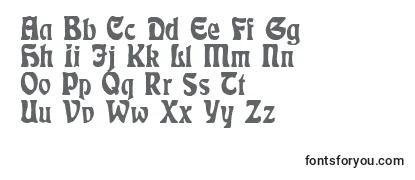 RudelsbergPlakatschrift-fontti