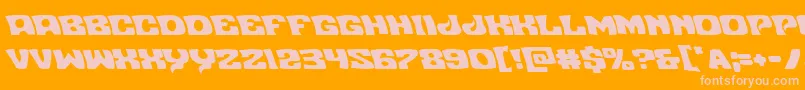fuente Nuevopassionleft – Fuentes Rosadas Sobre Fondo Naranja