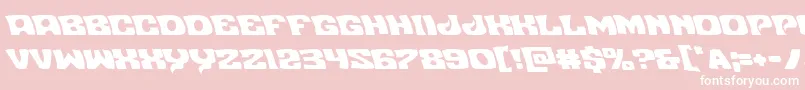 Nuevopassionleft Font – White Fonts on Pink Background